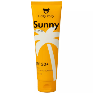 Holly Polly - Крем солнцезащитный для лица и тела Sunny SPF 50+, 200 мл