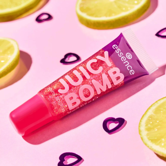 Блеск для губ Juicy Bomb Party shiny lipgloss, 02 Luminous Lime - 4