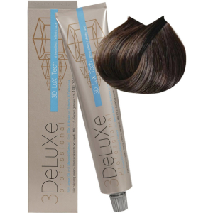 3Deluxe Professional - 6.77 Крем-краска для волос Светлый интенсивный коричневый кашемир100 мл