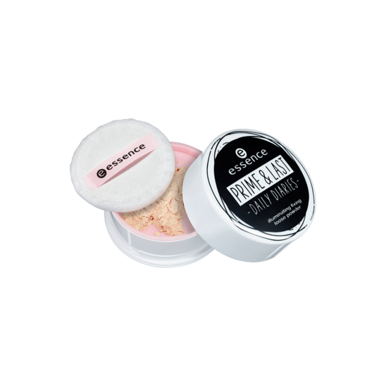 Prime & last daily diaries - рассыпчатая фиксирующая пудра-люминайзер - illuminating fixing loose powder - 01 glow for it! - 3