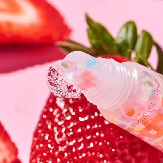 Блеск для губ Juicy Bomb Party shiny lipgloss, 05 Strawberry Sprinkles - 3