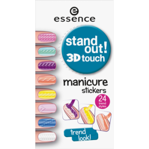essence - Наклейки для ногтей stand out! 3D touch manicure stickers, 01