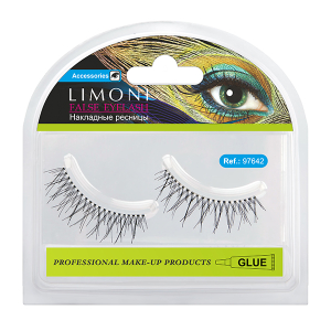 Limoni - Накладные ресницы False eyelash + клей - FL1035-2