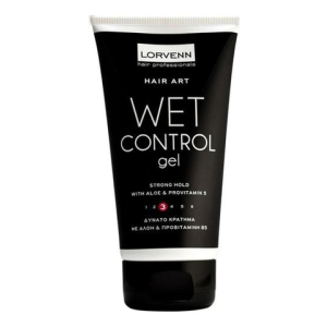 LORVENN - Гель для создания эффекта мокрых волос, сильной фиксации без спирта Wet Control Gel150 мл