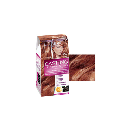 Casting Creme Gloss краска для волос - 834 янтарный русый - 1