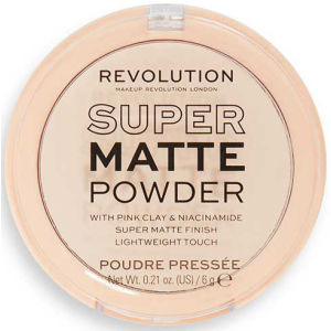 Makeup Revolution - Матирующая пудра для лица Super Matte Pressed Powder, Translucent6 г