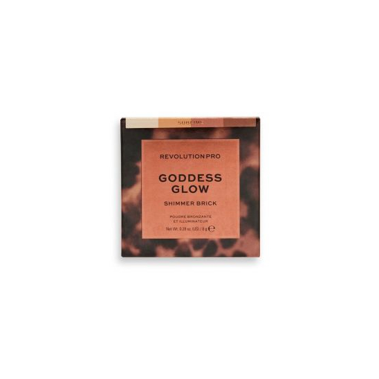 Хайлайтер и бронзер Goddess Glow Shimmer Brick, Sublime - 3