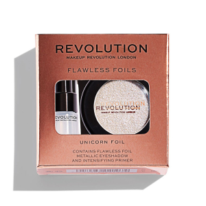 Makeup Revolution - Праймер + тени для век Flawless Foils, Unicorn Foil