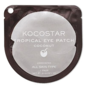 KOCOSTAR - Гидрогелевые патчи для глаз тропические фрукты - кокос, 2 патча/1 пара, 3г