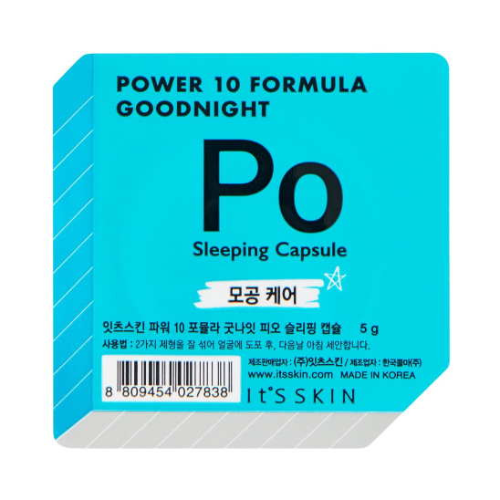 Ночная маска-капсула, сужающая поры Power 10 Formula Goodnight Sleeping Capsule PO, 5 г - 1