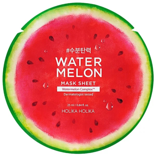 Тканевая маска для лица Water Melon Mask Sheet, арбуз - 1