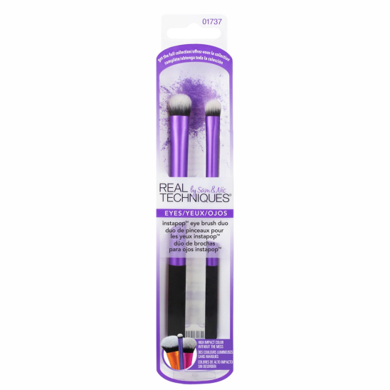 Набор кистей для макияжа глаз Instapop Eye Brush Duo - 2