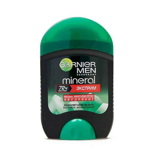 Твердый дезодорант-антиперспирант для мужчин Экстрим Mineral Deodorant - 40 мл - 1