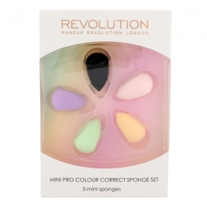 Makeup Revolution - Набор цветных корректириующих спонжей Mini Pro Colour Correct Sponge Set