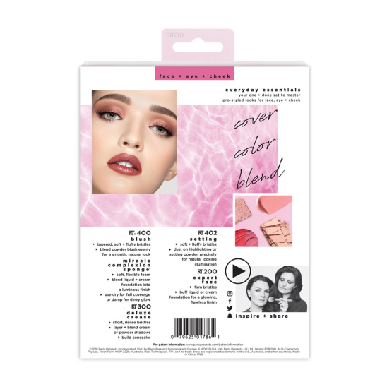 Набор кистей и спонж Everyday Essentials - 3