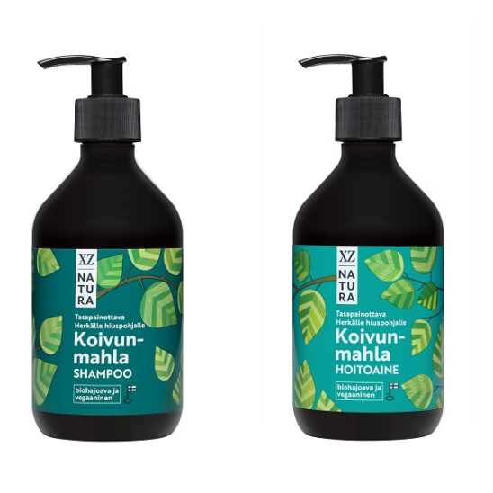 Набор Natura шампунь+кондиционер с березовым соком для нормальных волос и чувствительной кожи головы - 1