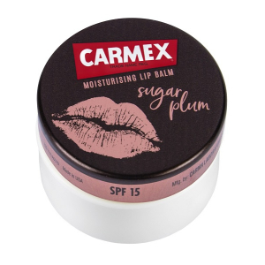 Carmex - Бальзам для губ Сахарная Слива с защитным фактором SPF-15, в баночке
