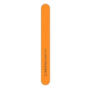 Limoni - Пилка Color для ногтей оранжевая прямая 180*180 - 1 шт