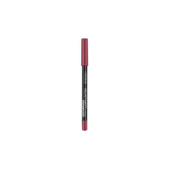 Карандаш для губ - Velvet Matt Lip Pencil Colour & Contour - 040, Fly Away Pretty Flamingo, бургундский - 1