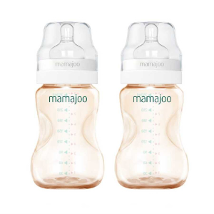 MAMAJOO - Бутылочка для кормления антиколиковая 0+ Gold Feeding Bottle, 250 мл (2 шт)