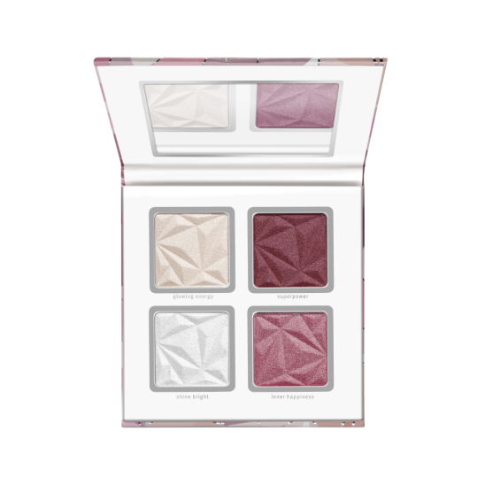 Палетка для макияжа: румяна и хайлайтеры crystal power blush & highlighter - 2