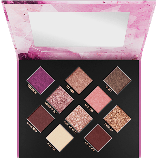 Палетка теней Crystallized Rose Quartz Eyeshadow Palette, 010 Sister Of My Soul - 2