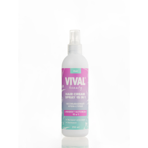 VIVAL beauty - Несмываемый крем-спрей для волос 15 в 1 Эффект ботокса250 мл