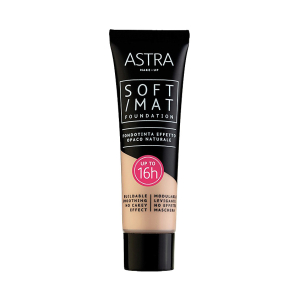 Astra Make-Up - Основа тональная Soft mat foundation, 03 Sand30 мл