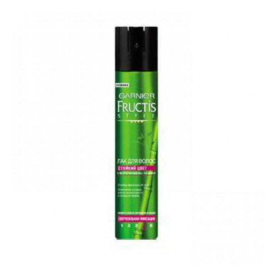 Лак для волос Стойкий цвет сверхсильной фиксации Бамбук Fructis Style - 250 мл - 1