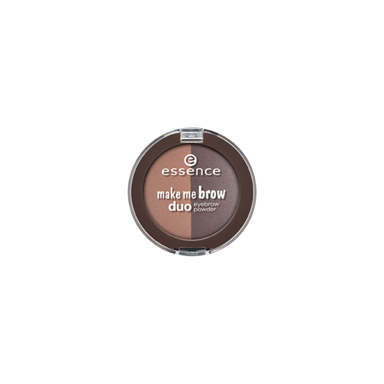 Тени для бровей - make me brow duo eyebrow powder - для брюнеток т.02 - 1