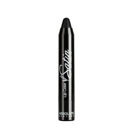 Помада-карандаш для губ Maxi Satin Lip Crayon Black - 1