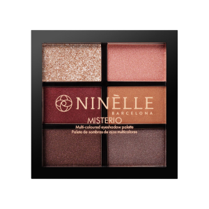 Ninelle - Мультицветная палетка теней для век Misterio, 528 бордовый тауп