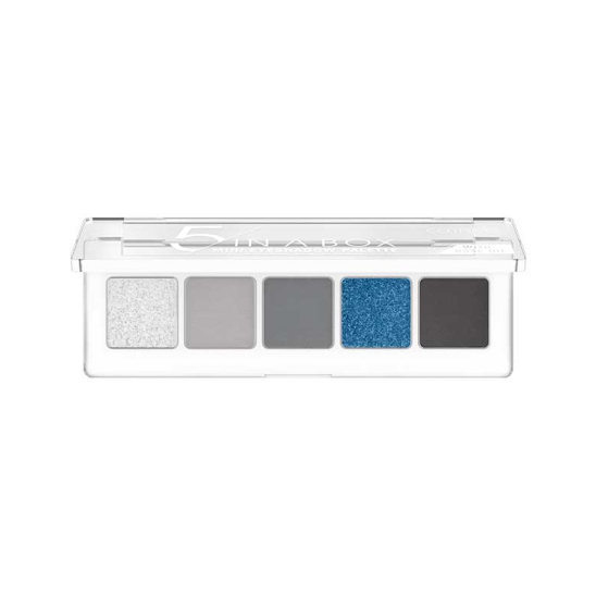 Тени для век 5 In a Box Mini, 050 Blue Smokey Look - 2