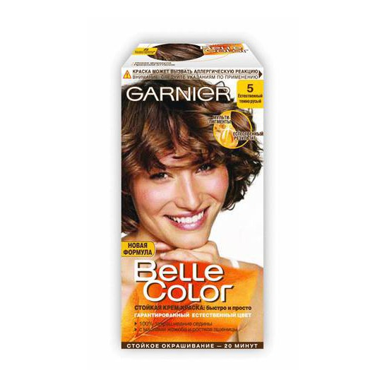 Стойкая крем-краска 6 Темно-Русый Belle Color - цвет: 6 темно-русый - 1