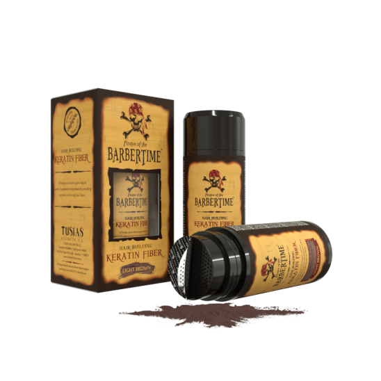 Загуститель для волос с кератином Hair Building Keratin Fiber, Light brown - 1