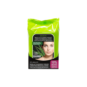 Absolute New York - Влажные салфетки для удаления макияжа Absolute! MakeUp Cleansing Tissue 33 шт. Fresh Aloe