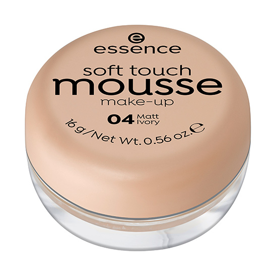 Тональный мусс Soft touch matt mousse, 04 matt ivory/слоновая кость - 1