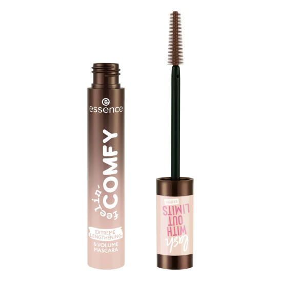 Объемная тушь для ресниц с эффектом удлинения коричневая Feelin Comfy - 1