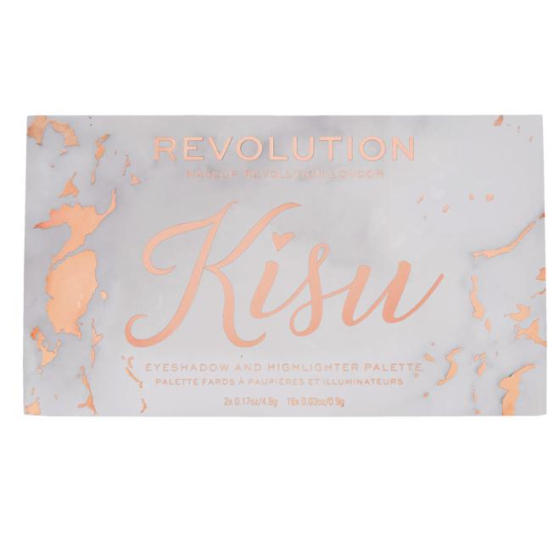 Палетка теней и хайлайтеров Eyeshadow & Highlighter Palette Kisu - 3