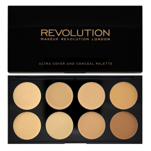 Makeup Revolution - Набор консилеров Ultra Cover and Concealer Palette Light