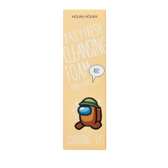 Очищающая пенка для лица с рисом Among Us Daily Fresh Rice Cleansing Foam - 2
