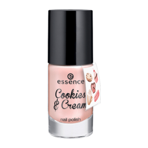 essence - Лак для ногтей Сookies & cream - тон 04 - розовый с эффектом металлик