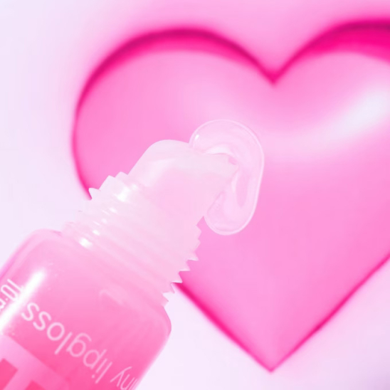 Блеск и бальзам для губ 2в1 Kiss Bomb shiny lipgloss & lip balm - 4