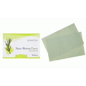 Limoni - Матирующие салфетки для лица Matte Blotting Papers 80шт.