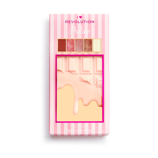Палетка для макияжа лица: бронзеры, румяна и хайлайтер Praline Face Palette - 4