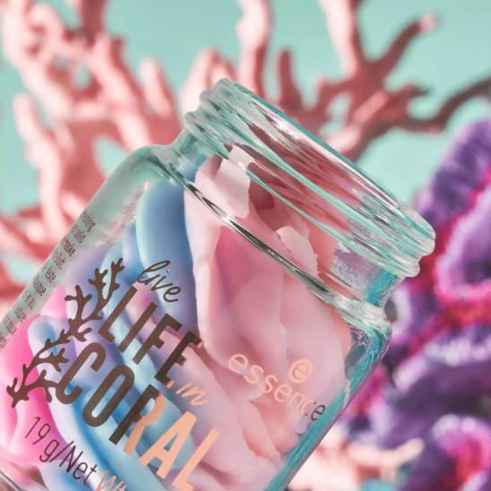 Маска для губ Live Life in Coral lip mask - 3