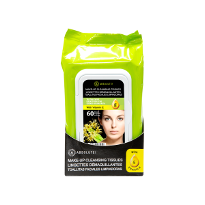 Absolute New York - Влажные салфетки для удаления макияжа Absolute! MakeUp Cleansing Tissue 60 шт. Tea Tree
