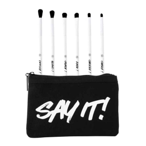 Revolution BH Cosmetics - Набор кистей для глаз Say It!, 6 шт