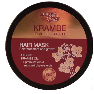 Luxury Oils - Маска для волос Krambe Haircare Укрепление и рост с органическим маслом крамбе и фито-стиролами горчицы250 мл