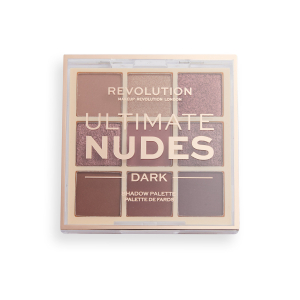Makeup Revolution - Палетка теней Ultimate Nudes Eyeshadow Palette Dark